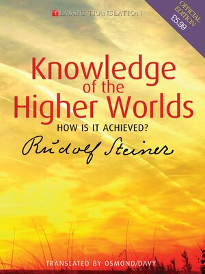 cover image of Knowledge of the Higher Worlds